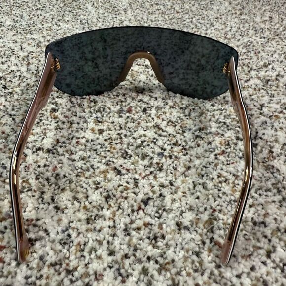 Carrera Oversized Shield Sunglasses Multicolor Frame Pink Mirrored Lens - Picture 8 of 9